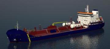 15000 DWT Polar Class Asphalt Tanker
